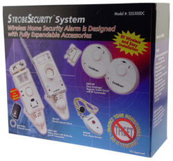 Wireless Security System with Alarm or Chime