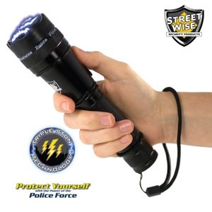 Strong Light Flashlight Type Stun Gun For Police