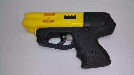 JPX4 4 Shot Pepper Gun Compact Yellow Barrel