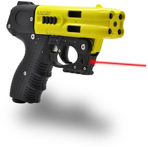 JPX4 4 Shot Pepper Gun w/Laser Yellow Barrel