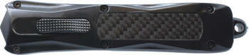 -- Carbon Fiber Automatic OTF Knife w/ Belt Clip