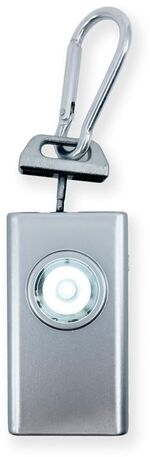 Flipo Micro Guard™ Plus Personal Alarm + COB LED Flashlight - SILVER