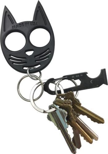 Streetwise Security My Kitty Self-Defense Keychain - BLACK