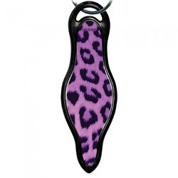 MUNIO Designer Self Defense Keychain - Purple Leopard