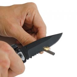 5 in 1 Survival Knife with LED Flashlight & Fire Starter