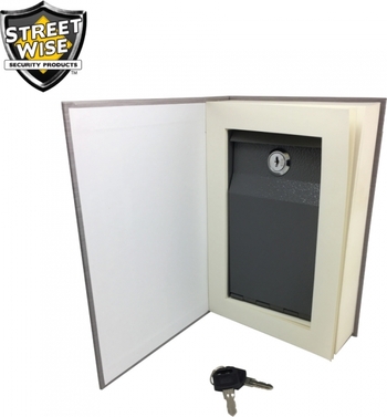 STREET WISE BOOK SAFE COMBINATION TUMBLER LOCK DIVERSION SECURITY 