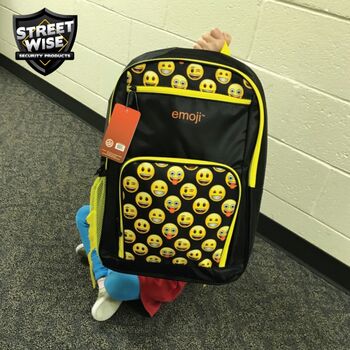 Streetwise Emoji Bulletproof Backpack YELLOW