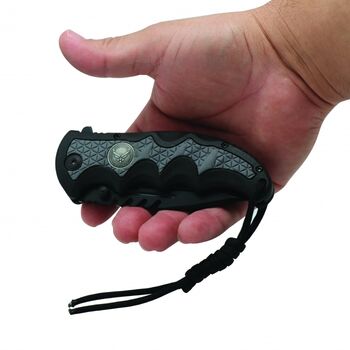 Navy Folding Knife Assisted Open w/Belt Clip & Paracord