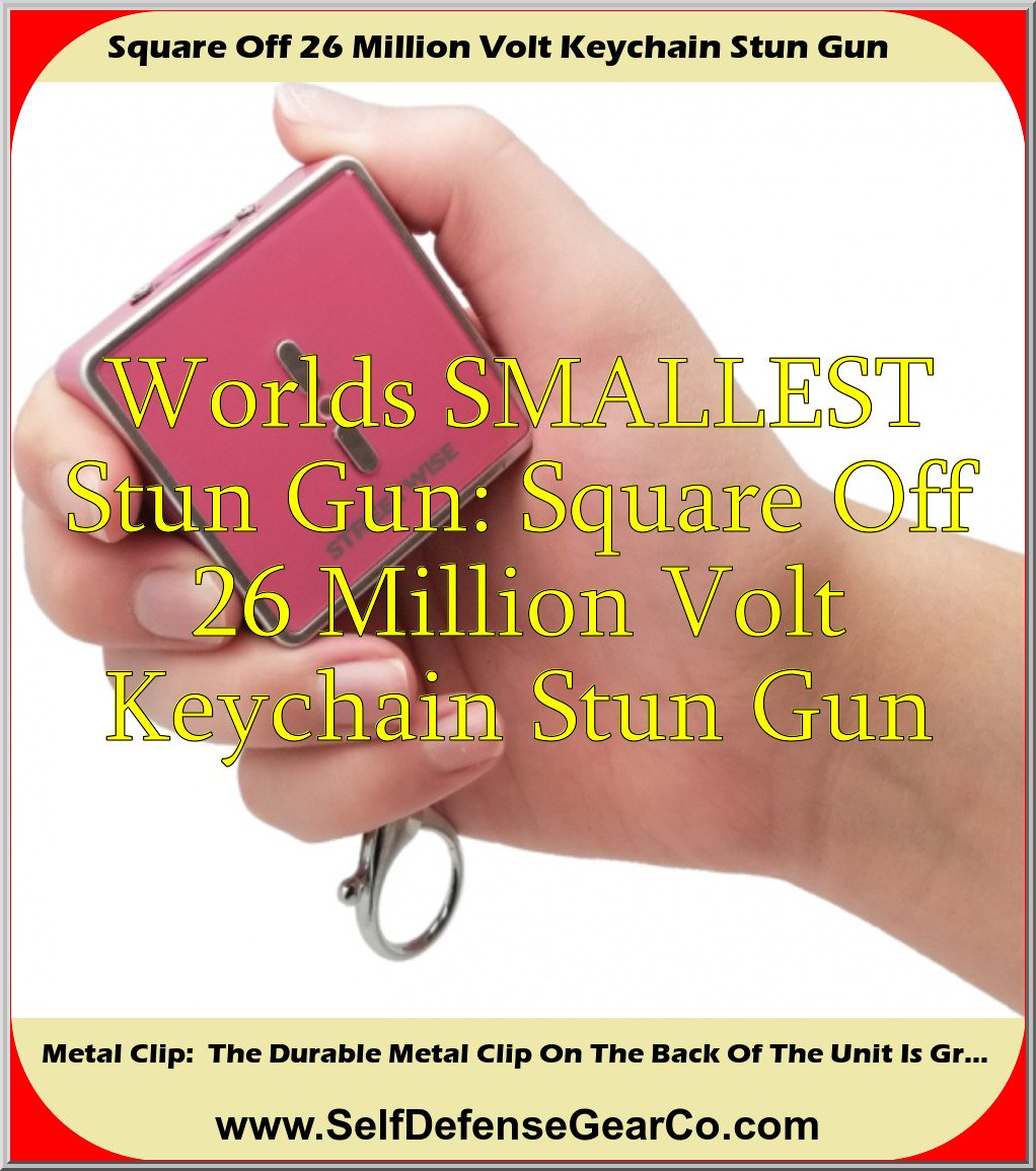 Square Off 26 Million Volt Keychain Stun Gun
