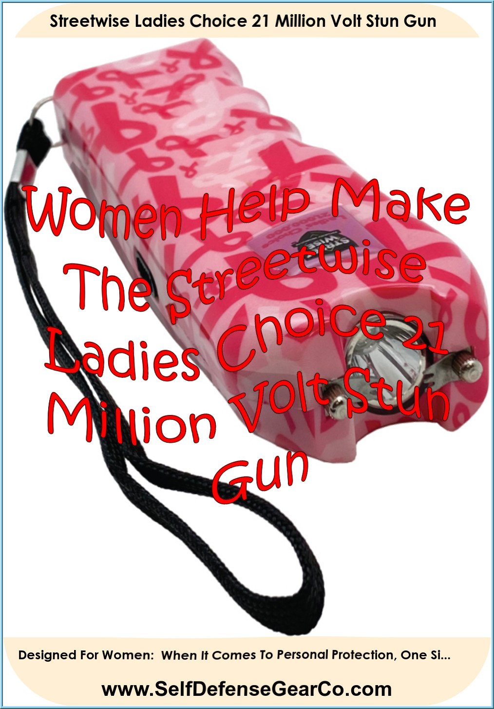 Streetwise Ladies Choice 21 Million Volt Stun Gun