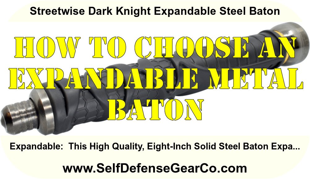 Streetwise Dark Knight Expandable Steel Baton