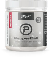 pepperball live-x police grade 90ct live round containing 5% pava