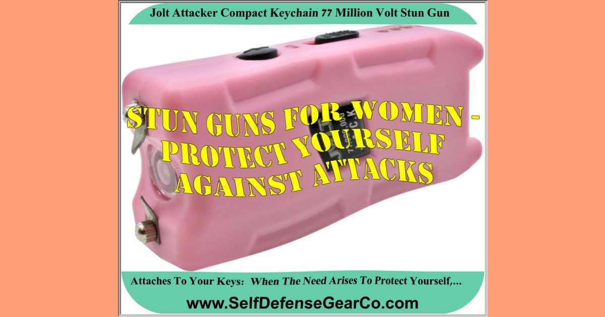 Jolt Attacker Compact Keychain 77 Million Volt Stun Gun