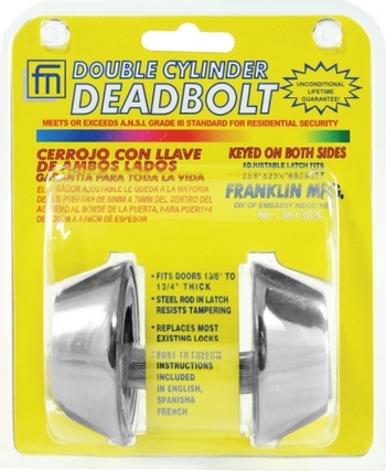 Franklin Double Cylinder Deadbolt