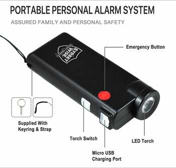 Streetwise Security Knight Light Alarm & Flashlight