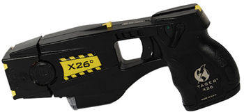 Taser X26C Kit Black w/Black Grip Plates with Lase
