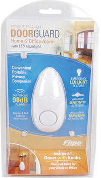 Door Guard Alarm 98db with Flashlight