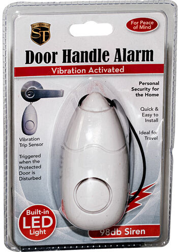 Portable Door Guard 98dB alarm with flashlight	