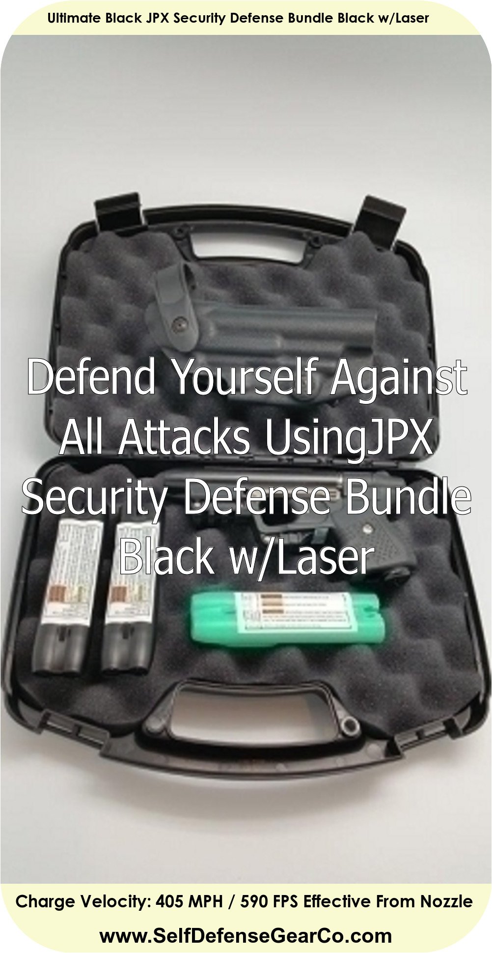 Ultimate Black JPX Security Defense Bundle Black w/Laser