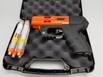 JPX4 Shot LE Defender Pepper Gun Orange with laser