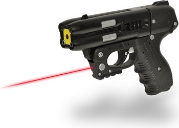 JPX4 Shot LE Defender Pepper Gun Black with laser