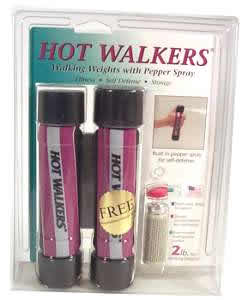 Hot Walkers Walking Weights with Pepper Spray